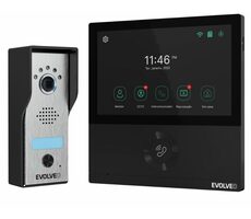 Evolveo DoorPhone AHD7 schwarz / WiFi-Videotelefon-Set für zu Hause mit Tor- oder Türsteuerung