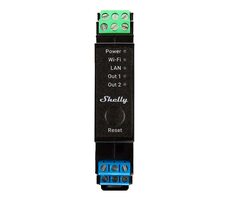 Shelly Pro 2PM grau / Smart Switch mit Verbrauchsmessung / 2 Kanäle / BT 4.2 / WiFi
