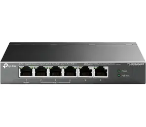 TP-LINK TL-SG1006PP / Switch / 12 Gbit/s / 6x RJ45 1 Gbit/s / PoE