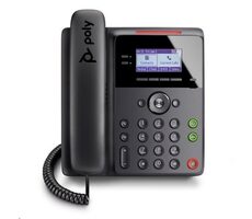 Poly Edge B20 - 8 Leitungen schwarz / IP-Telefon / 8 Leitungen / 2,8" Display / 2x RJ-45 / PoE