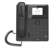 Poly Savi CCX 350 schwarz / IP-Telefon / MS Teams / 2,8" Display / 2x RJ-45 / PoE