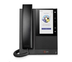 Poly CCX 505 schwarz / IP-Telefon / MS Teams / 24 Leitungen / 5" Display / 2x RJ-45 / PoE