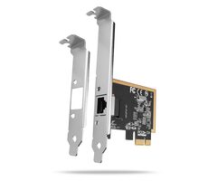 Axagon PCEE-GRF, PCIe-Netzwerkkarte - 1x Gigabit-Ethernet- Port (RJ-45), Realtek 8111F, inkl. LP