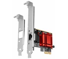 Axagon PCEE-GIX, PCIe-Netzwerkkarte - 1x Gigabit-Ethernet- Port (RJ-45), Intel i210AT, PXE, inkl. LP