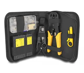 DeLock Set Netzwerktools für RJ45 und RJ11 schwarz