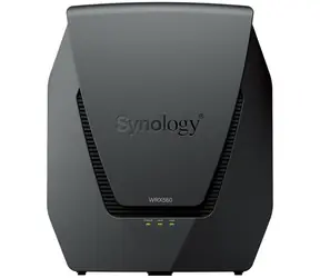 Synology WRX560 schwarz / Router / 802.11ax / 2,4GHz / 5GHz / 1x 2,5GWAN + 1x GWAN / 1x 2,5GLAN + 3x GLAN / USB