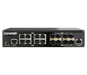 QNAP QSW-M3216R-8S8T / Managed Switch / 8x 10GbE RJ45 / 8x 10GbE SFP+