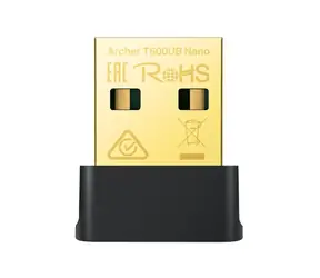 TP-LINK Archer T6000 USB Nano schwarz / USB-WLAN- und BT-Adapter / 433+200 Mbit/s / Bluetooth 4.2