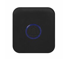 Solight Funk-Türklingel batterielos schwarz / Plug-in / 150m / Lerncode
