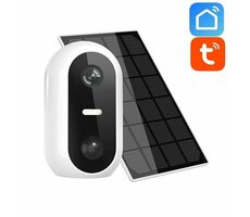 Solight Akku-WLAN-Kamera mit Solarpanel / Outdoor-IP-Kamera / 1920 x 1080 / IP54 / WLAN