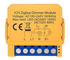 Avatto ZDMS16-2 gelb / Smart Switch / 2 Kanäle / ZigBee