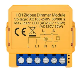Avatto ZDMS16-2 gelb / Smart-Schalter / ZigBee