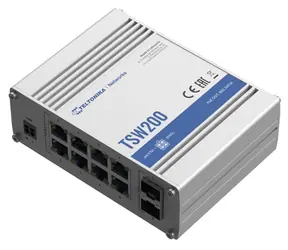 Teltonika TSW200 / 8x LAN 10/100/1000 / Industrie-Switch / PoE+