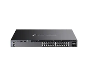 TP-LINK SG6428XHP / 24 Port Switch / 24× 10/100/1000 MBit/s PoE+ / 4× 10G SFP+