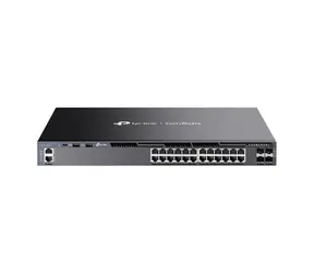 TP-LINK SG6428X / 24- Port -Switch / 24× 10/100/1000 Mbit/s RJ45 / 4× 10G SFP+ 