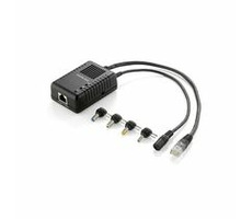 Ausgepackt - LevelOne 10/100 Mbit/s PoE-Splitter zur Aufteilung von Daten und Strom / ausgepackt