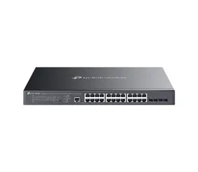 TP-LINK SG3428XMPP / 24- Port -Switch / 24× 10/100/1000 Mbit/s RJ45 / 4× 10G SFP+ 