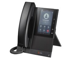 Poly CCX 505 schwarz / IP-Telefon / 24 Leitungen / 5" Display / 2xRJ-45 / PoE / Zoom