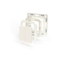 Shelly Blu Wandschalter 4 & Busch-Jaeger-Adapter