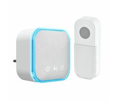 Solight 1L76 Funk-Türklingel weiß / Reichweite 180 m / Plug-in / Lerncode