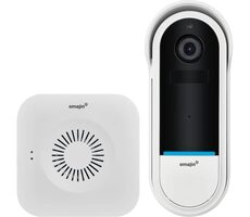 Omajin by Netatmo Kabellose Video-Türklingel / 2K / WLAN 2,4 GHz / 1920 x 1080 / MicroSD / Kamera 140° 