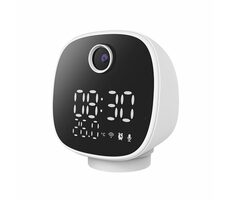 Solight 1D81 Heimkamera mit Nachtlicht und Uhr, Weiß / 3 Mpx / 2304 x 1296 bei 15 FPS