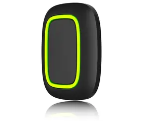 AJAX Button (8EU) ASP schwarz (38094) / Kabelloser Not-/Bedienknopf / mit Schutz gegen unbeabsichtigte Betätigung