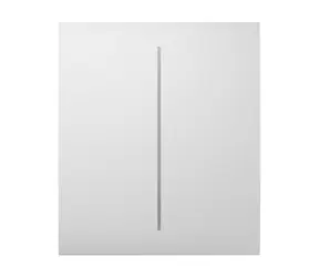 AJAX CenterButton (2-fach) - Zentrale Zwei-Tasten-Abdeckung in Weiß / Tastenschalterabdeckung für LightSwitch