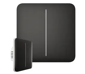 AJAX SoloButton (2-fach) - Einzeltaster für LightSwitch schwarz