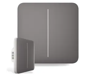 AJAX SoloButton (2-fach) - Einzeltaster für LightSwitch grau