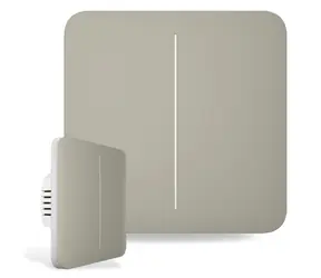 AJAX SoloButton (2-fach) - Einzeltaster für LightSwitch oliv