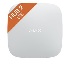AJAX Hub 2 4G (8EU/ ECG) ASP weiß (38241) / Zentrales Bedienfeld / Ethernet + 2x GSM SIM / LTE
