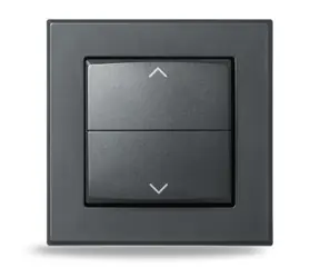 Homematic IP HmIP-BRA-A Wippschalterabdeckung - mit anthrazitfarbenen Symbolen