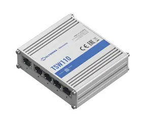 Teltonika TSW110 / Industrie-Switch / 5 Port / 1000 Mbit/s / 1 Port passives PoE