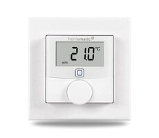 Homematic IP HmIP-BWTH Wandthermostat mit Feuchtigkeitssensor und 230V Schaltausgang - Unterputzmontage