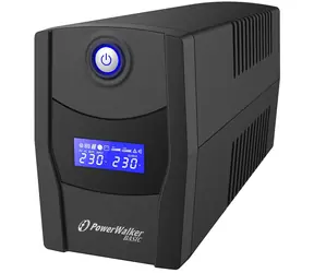 PowerWalker VI 1000 STL / Backup-USV / 1000 VA / 600 W / 2x Typ F (CEE 7/3) / USB
