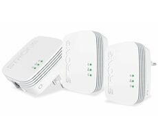 Strong Powerline 600 TRI MINI / Set Powerline-Adapter / 600Mbps / 1x LAN / 3Stk