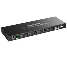 PremiumCord 4K@60Hz HDMI2.0 KVM-Switch 4:1 mit Fernbedienung