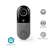 Nedis WIFICDP10GY / Video-Türklingel / Nedis SmartLife / WLAN / Full HD 1080p / microSD 