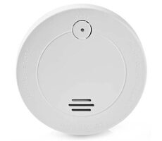 Nedis DTCTS20WT weiß / Rauchmelder / 1x 9V/6F22 / 85 dB / ABS 