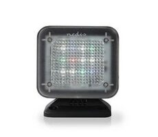 Nedis TV-Broadcast-Simulator, Schwarz / Stromversorgung über USB / LED-Leuchten / 3 W