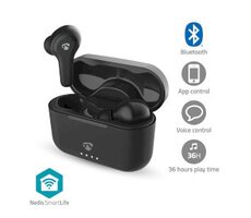 Nedis Vollständig kabellose Kopfhörer / Hybrid (ENC + ANC) / Bluetooth / Touch-Steuerung 