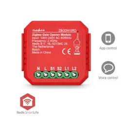 Nedis SmartLife Switch / Zigbee 3.0 / 2,5 W / Terminalanschluss / App-Download für: Android & iOS