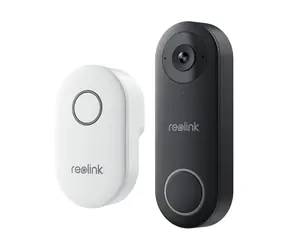 Reolink D340W Video-Türklingel / Smarte Türklingel / 2560 x 1920 / IP65 / WLAN / MicroSD 