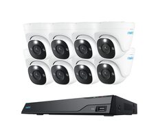 Reolink NVS16-12MD8 - RLK16-1200D8-A / Kameraset / 8x Kamera / 4512 x 2512 / IP67 / LAN & WAN & HDMI / PoE 