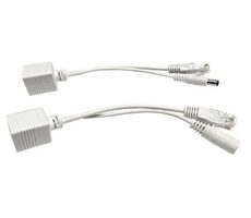 Well PoE passiv schwarz / Kabelsatz / Injektor und Splitter