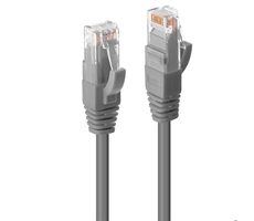 Lindy 45403 grau / Patchkabel / CAT6 / U/UTP / 2m