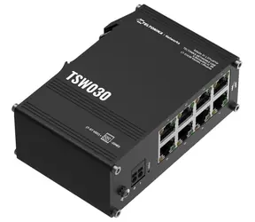 Teltonika TSW030 Industrie-Switch / 8- Port / 10/100 Mbit/s / ohne Netzteil