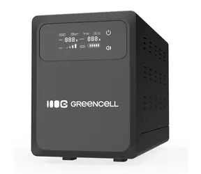 Green Cell 1500VA / 1000W / Notstromversorgung / 2-6 ms / 12V / 2x Schuko