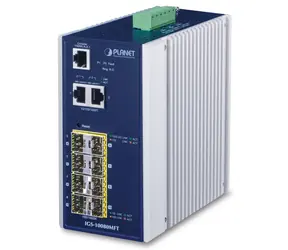 Planet IGS-10080MFT / Industrie-Switch / 2x 2,5Gbps SFP / 6x 1G SFP / 2x GbE RJ-45